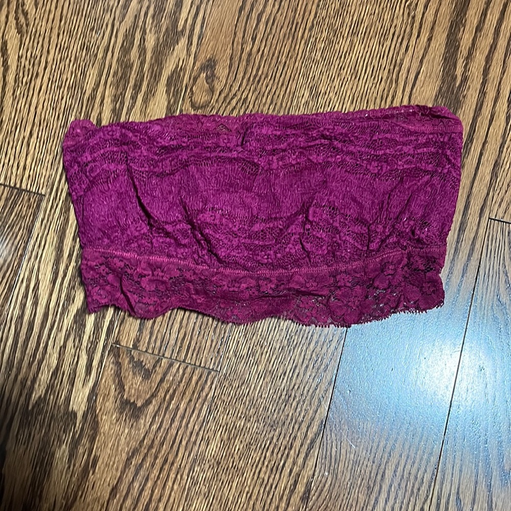 Intimately Free People Bandeau. Size: M. Color: Purple.